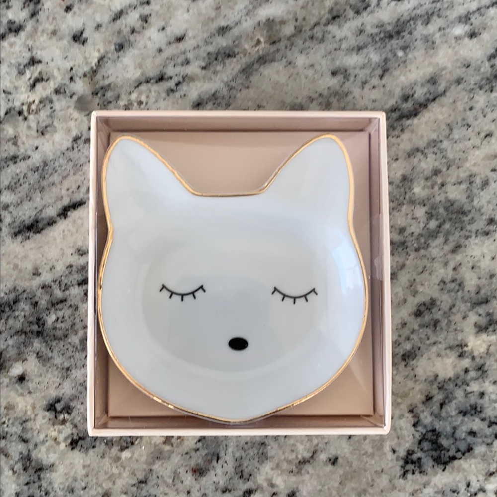 Cat Face Decorative Tray (jewelry dish)